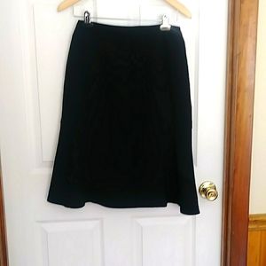 Georges Rech Synonyme. Beautiful black Aline style skirt.